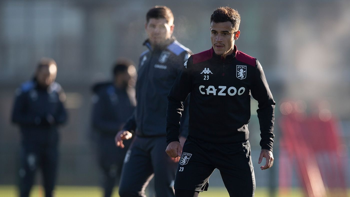 Coutinho berseragam Aston Villa (Foto AVFC.co.uk).