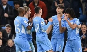 Skuad City (Foto AFP/Paul Ellis).