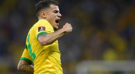 Philippe_Coutinho_Brazil_Paraguay_2022goalcom Philippe Coutinho (Foto Goal.com).