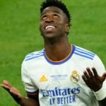 Vinicius Junior, pencetak gol tunggal Real Madrid (Foto Skyssports). 