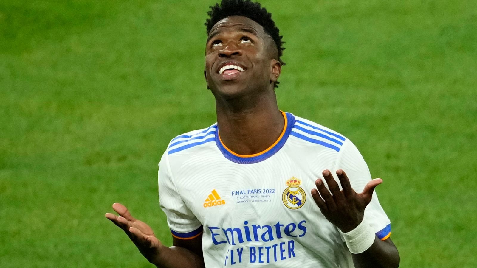 Vinicius Junior, pencetak gol tunggal Real Madrid (Foto Skyssports). 