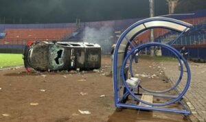 Kerusuhan di Stadion Kanjuruhan_Foto Antara/Vicki Febrianto.