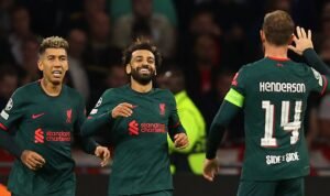 Liverpool dan selebrasi Mohamed Salah (Foto Skysports).