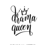drama-queen-black-white-hand-260nw-645078661