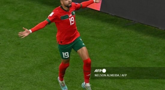 (Youssef En-Nesyri/Pencetak gol kemenangan melawan Portugal Dok: afpforum.com)