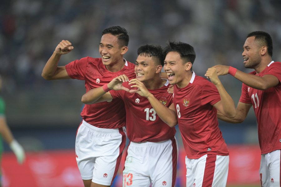 Timnas Garuda selebrasi (Foto PSSI).