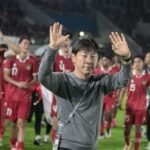 Shin Tae yong bersama Timnas Garuda Foto Antara Mohammad Ayudha