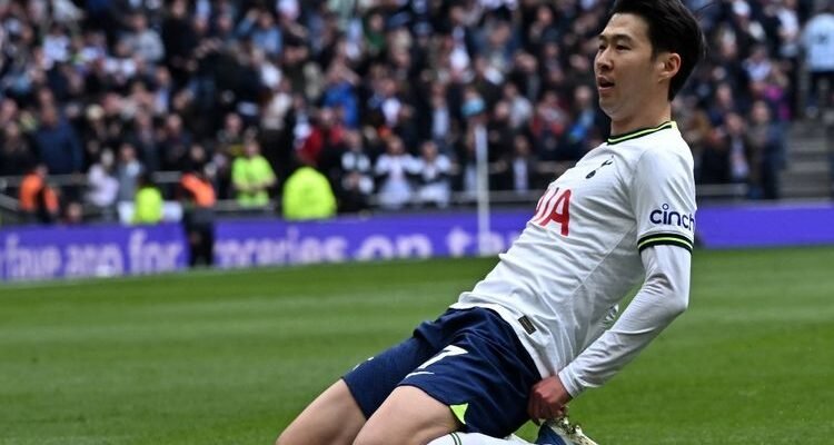 Son Heung min Tottenham Hotspur Foto AFP Ben Stansall