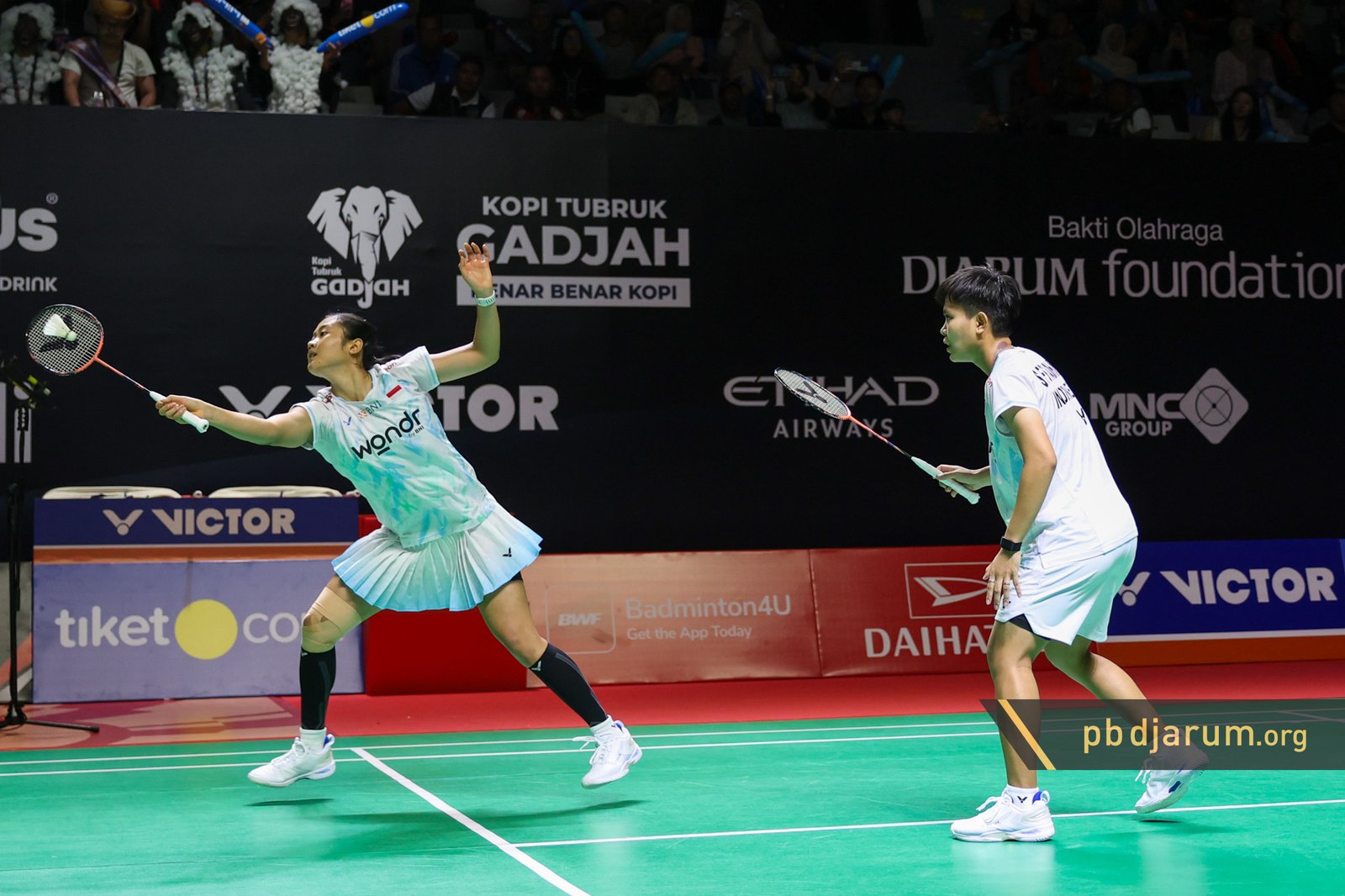 (A. Pratiwi/S. Ramadhanti penentu kemenangan Indonesia Dok: pbdjarum.org)