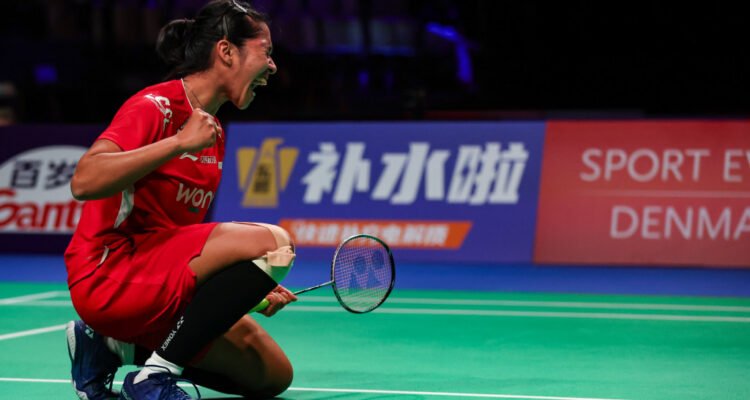 (Ester Nurumi Tri Wardoyo/Penentu Kemenangan Indonesia Dok: bwfthomasubercups.bwfbadminton.com)