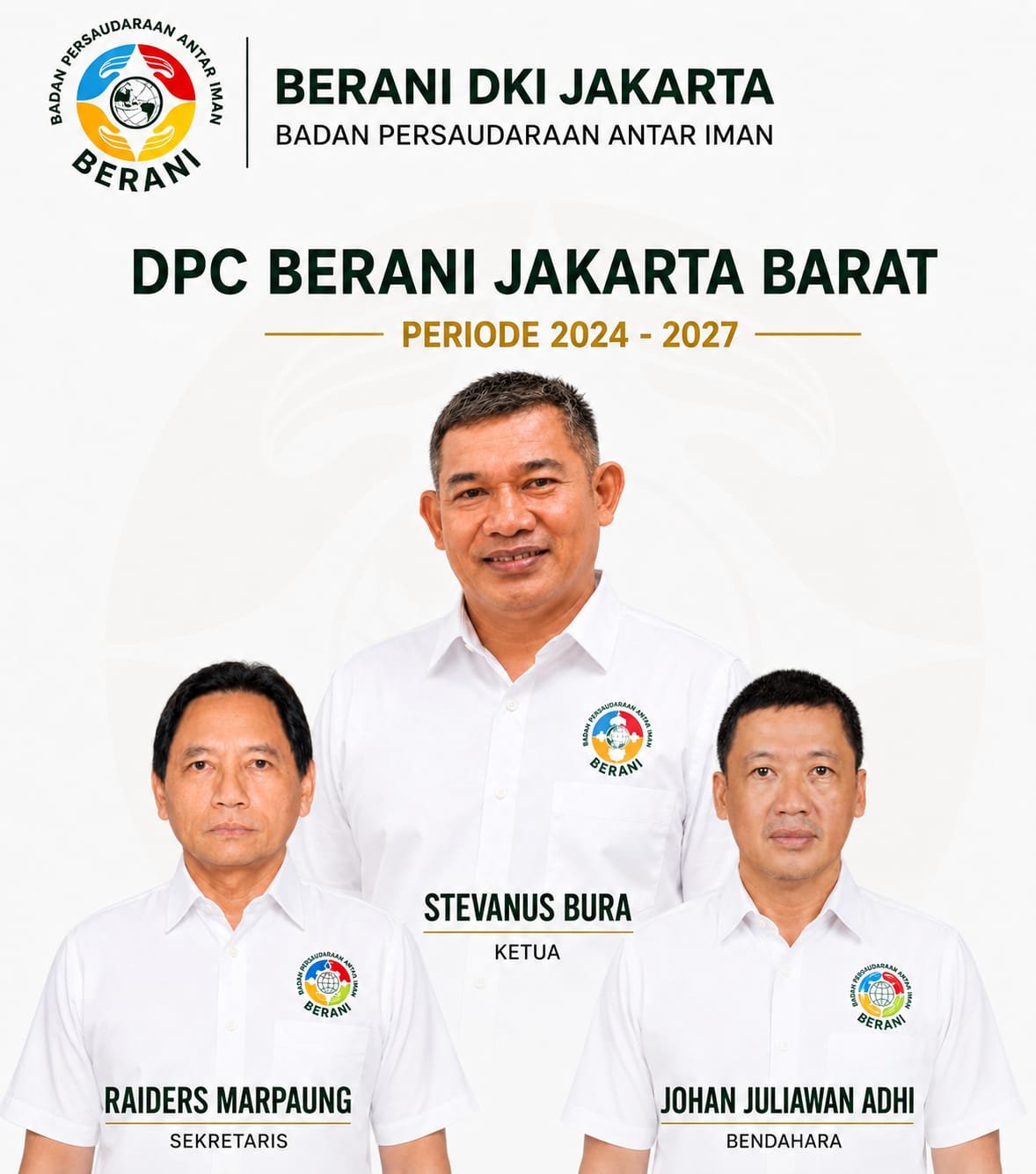 Pimpinan DPC BERANI Jakarta Barat (Sumber: Dokdpw)